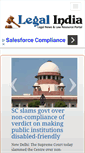 Mobile Screenshot of legalindia.com